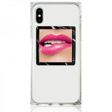 iDecoz Mobilspegel Phone Mirror Musta Marmori