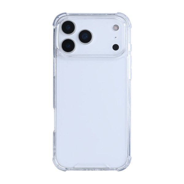 iPhone 17 Pro -kuoret, vahvistetut kulmat, läpinäkyvä