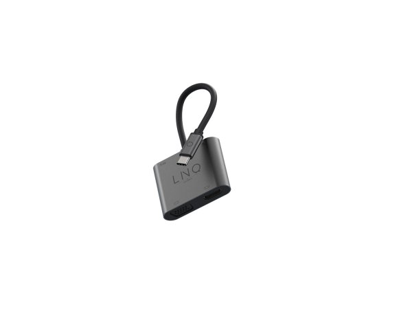 LINQ by Elements 4-in-1 USB-C-moniporttikeskitin
