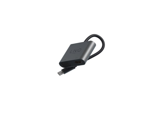LINQ by Elements 4-in-1 USB-C-moniporttikeskitin