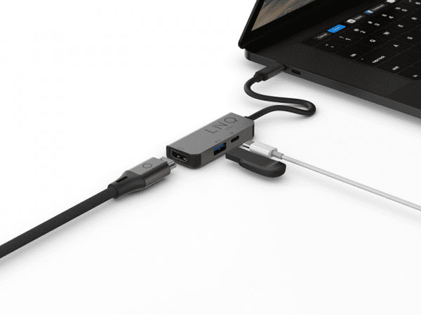 LINQ by Elements 3 in 1 USB-C -moniporttikeskitin