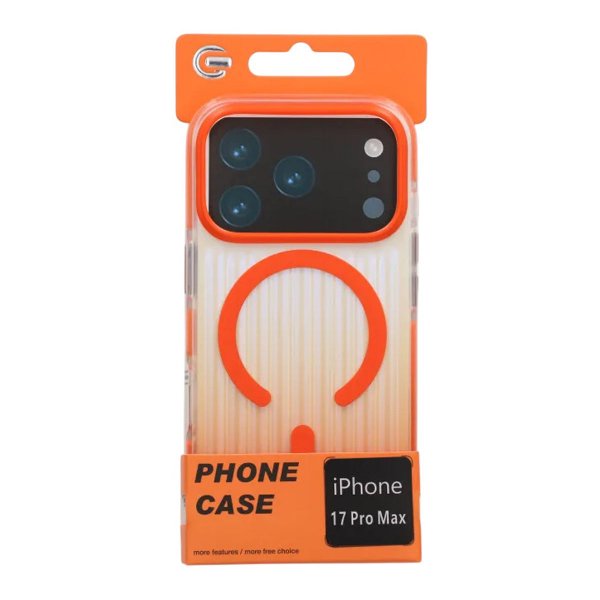 iPhone 17 Pro Max Kuori Uritettu MagSafe Oranssi