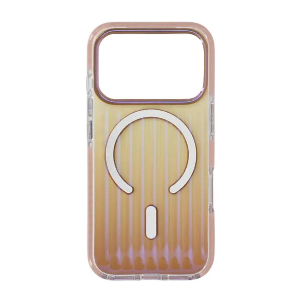 iPhone 17 Pro Kotelo Aaltokuvioitu MagSafe Kulta