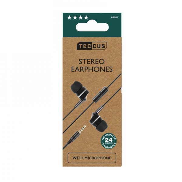 Vivanco Langalliset Stereokuulokkeet Korvakuulokkeet 3.5mm Musta