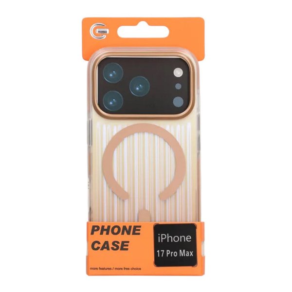 iPhone 17 Pro Max Kuori Korrugoitu MagSafe Kulta