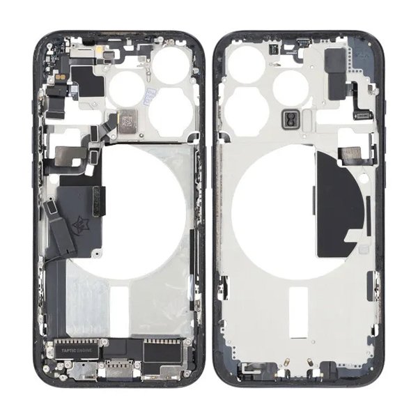 Keskirunko pienosilla iPhone 15 Prolle - Sininen Titaani OEM