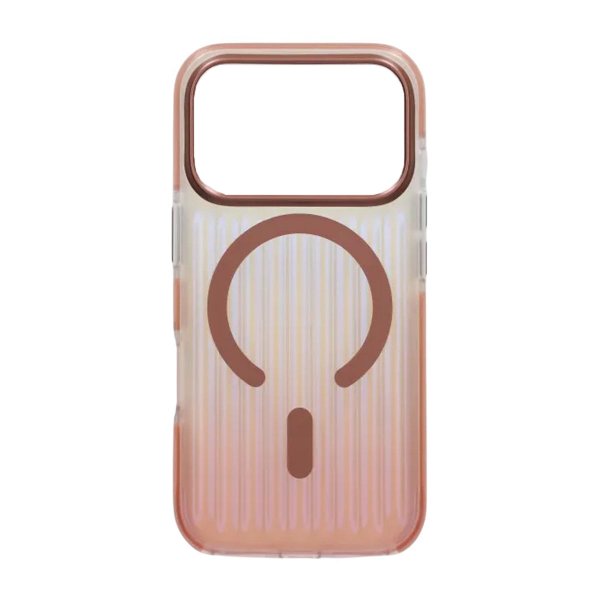 iPhone 17 Pro Kotelo Aaltokuvioitu MagSafe Ruusukulta