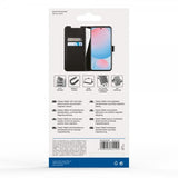 Vivanco Samsung Galaxy A36/Galaxy A56 Kotelo Classic Wallet Musta