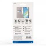 Vivanco Samsung Galaxy A16 Classic Wallet -suojakotelo, Greige