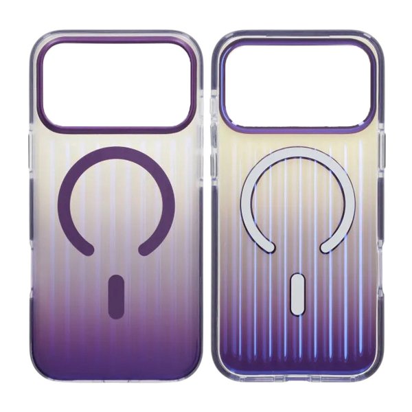 iPhone 17 Pro Kotelo Aaltokuvioitu MagSafe Liila