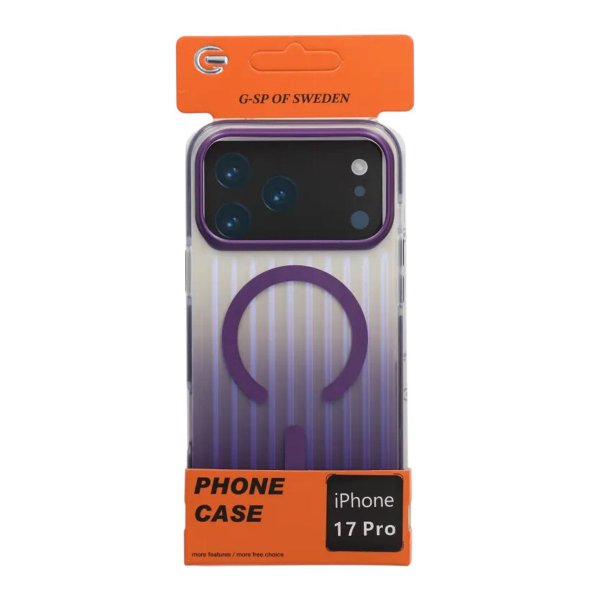 iPhone 17 Pro Kotelo Aaltokuvioitu MagSafe Liila