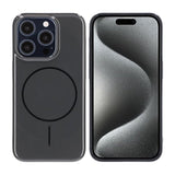 iPhone 15 Pro -kuori, TPU, MagSafe, kiiltävä musta