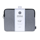 Onsala Sleeve Kannettavan tietokoneen suojakotelo 15.6" Harmaa