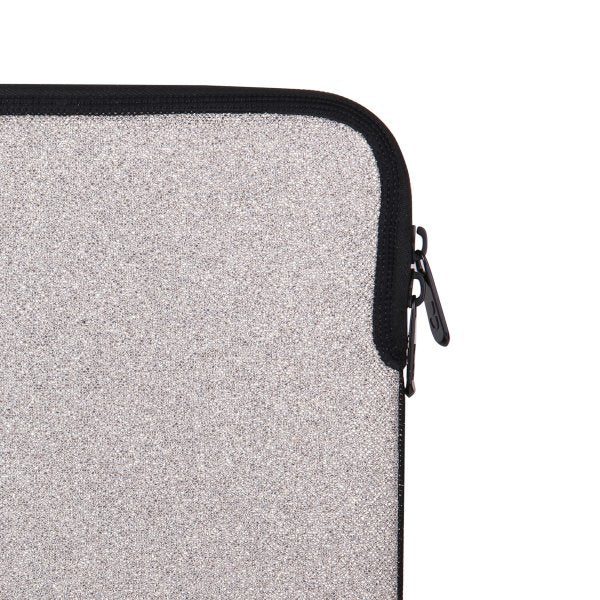 Onsala Sleeve Kannettavan tietokoneen suojakotelo Glitter 14" Hopea
