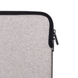 Onsala Sleeve Kannettavan tietokoneen suojakotelo Glitter 14" Hopea