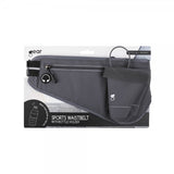 Gear Sport Midjevyö Premium 6" Harmaa Tasku Puhelimelle ja Vesipullolle