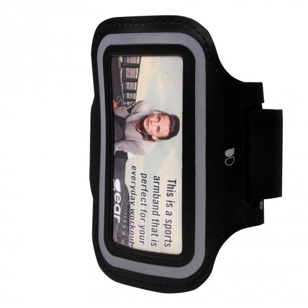 Gear Sportranneke Universal 4" Musta