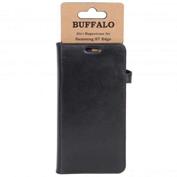 Buffalo Samsung Galaxy S7 Edge Kotelo 2in1 Magnet Case Musta