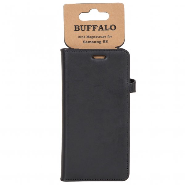 Buffalo Samsung Galaxy S8 Kotelo 2in1 Magneettikotelo Musta
