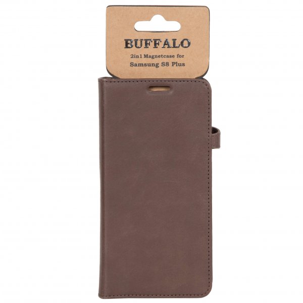 Buffalo Samsung Galaxy S8 Plus Suojakotelo 2in1 Magneettikotelo Ruskea
