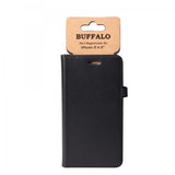 Buffalo iPhone Xs Max 2in1 magneettikotelo, musta