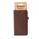 Buffalo iPhone Xs Max Kotelo 2in1 Magneettikotelo Ruskea