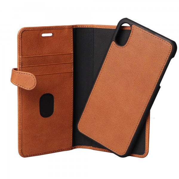Buffalo iPhone Xs Max Kotelo 2in1 Magneettikotelo Konjakki