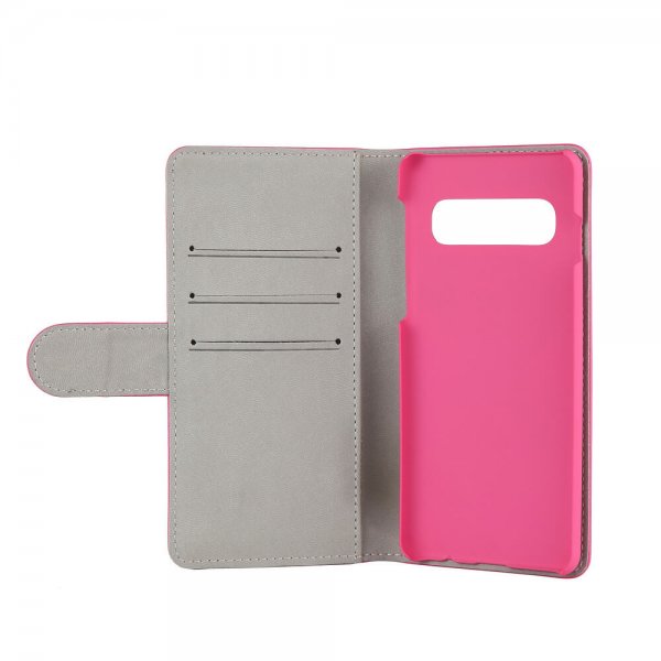 Samsung Galaxy S10 Gear -suojakuori, 3 korttipaikkaa, vaaleanpunainen