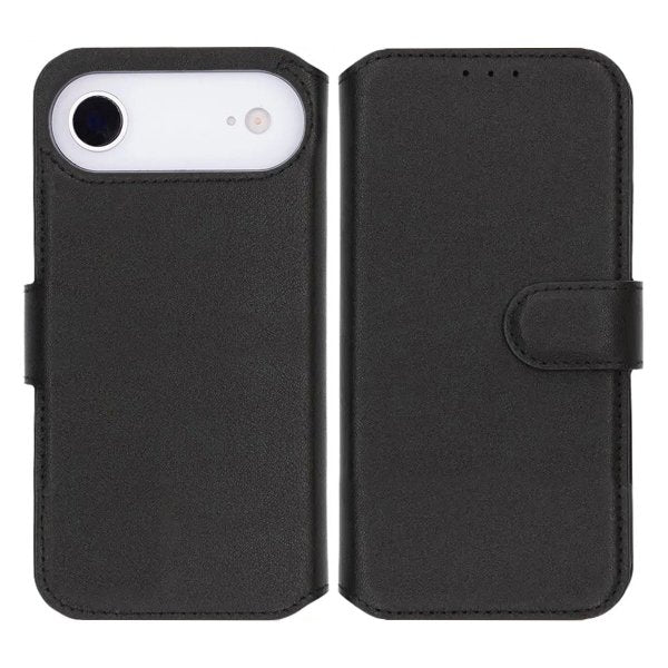 Rvelon iPhone Air -kotelo, aitoa nahkaa, musta