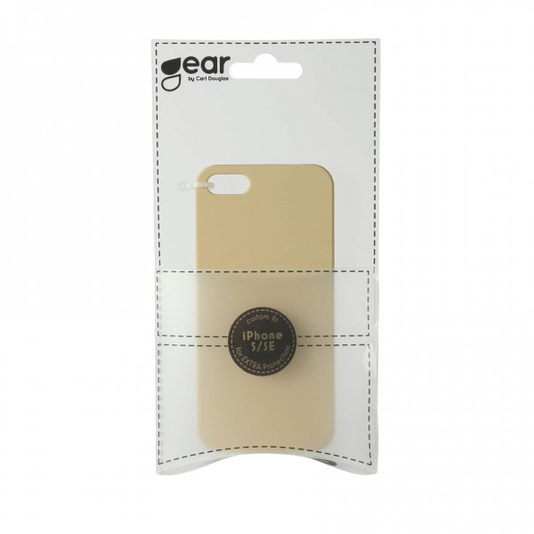 Gear iPhone 5/5S/SE 2016 Kuori Kovamuovi Beige