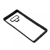 Gear Samsung Galaxy Note 9 -suojakuori, karkaistu lasi, kirkas/musta