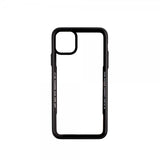 Gear iPhone 11 Pro Max -kuori karkaistua lasia, kirkas musta
