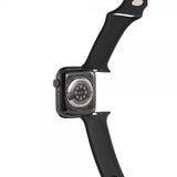 Gear Apple Watch 44/45/46mm/Apple Watch Ultra ranneke silikonia, musta