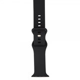 Gear Apple Watch 44/45/46mm/Apple Watch Ultra ranneke silikonia, musta
