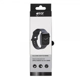 Gear Apple Watch 44/45/46mm/Apple Watch Ultra ranneke silikonia, musta