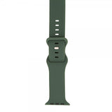Gear Apple Watch 44/45/46mm/Apple Watch Ultra ranneke Silikoni Oliivinvihreä