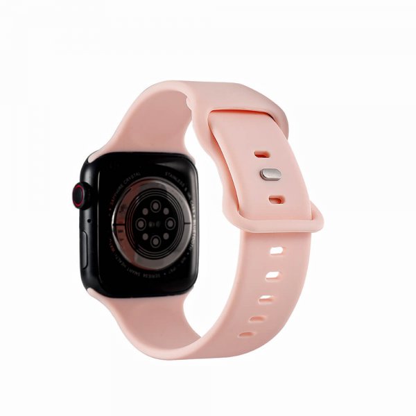 Gear Apple Watch 44/45/46mm/Apple Watch Ultra ranneke silikoni pinkki