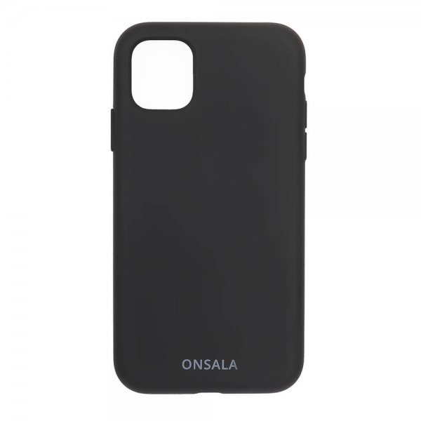 Onsala iPhone 11 Pro Silikonikuori Musta