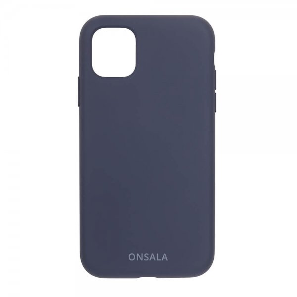 Onsala iPhone 11 Pro Max Silikonikuori Koboltinsininen