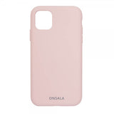 Onsala iPhone 11 Pro Max -silikonikuori, hiekka vaaleanpunainen