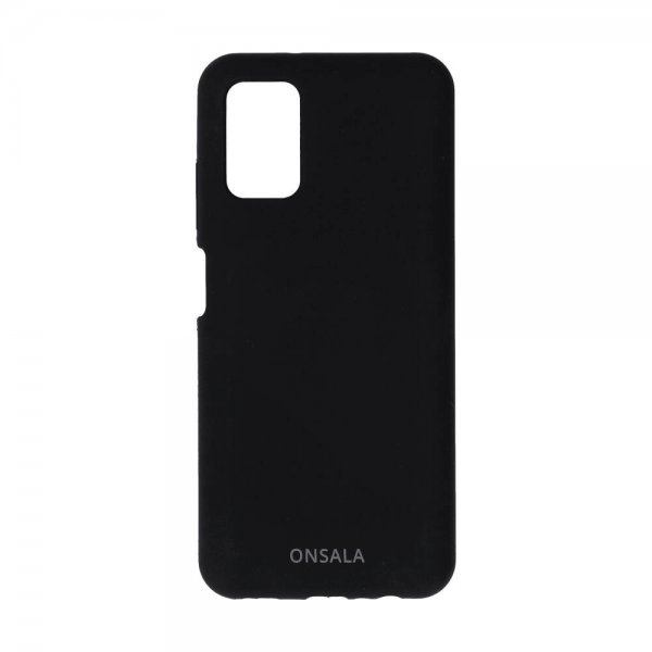 Onsala Samsung Galaxy A03s Silikonikuori Musta