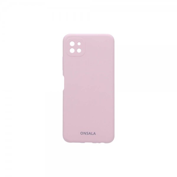 Onsala Samsung Galaxy A22 5G Silikonikuori Hiekka Pinkki