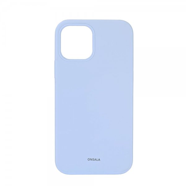 Onsala iPhone 12/iPhone 12 Pro Kuori Silikoni Vaaleansininen