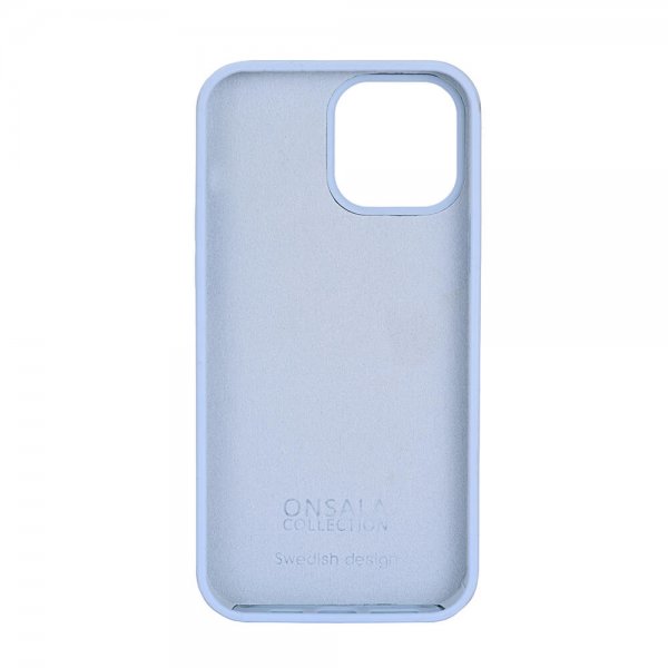 Onsala iPhone 13 Pro Max Silikonikuori Vaaleansininen
