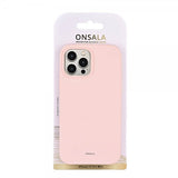 Onsala iPhone 13 Pro Max Suojakuori Silikoni Chalk Pink