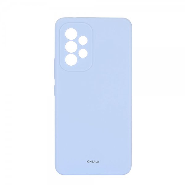Onsala Samsung Galaxy A53 5G -silikonikuori, vaaleansininen