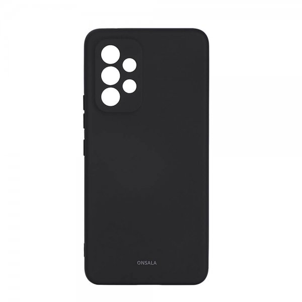 Onsala Samsung Galaxy A53 5G Silikonikuori Musta