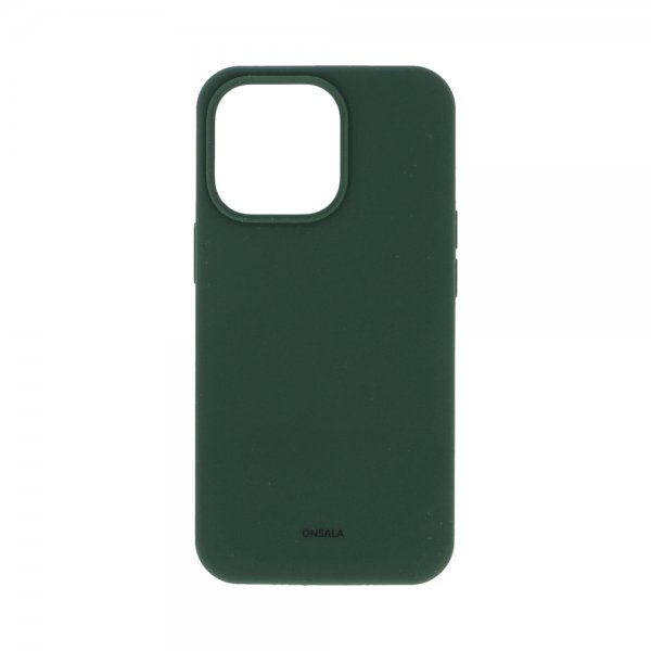 Onsala iPhone 13 Pro Silikonikuori Oliivinvihreä