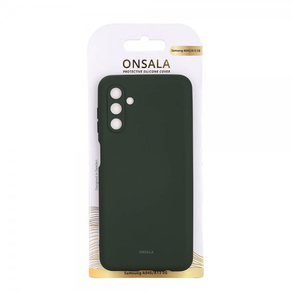 Onsala Samsung Galaxy A13 5G/Galaxy A04s Silikonikuori Olive Green