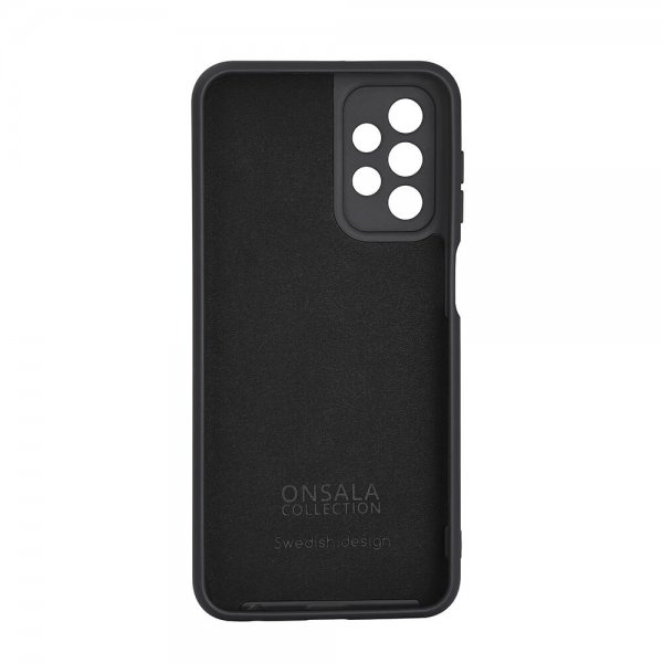 Onsala Samsung Galaxy A23 5G Silikonikuori Musta